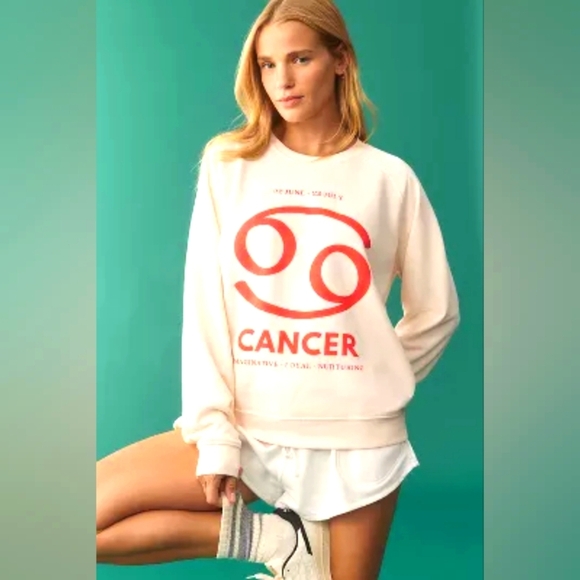 Anthropologie Sweaters - ANTHROPOLOGIE THE ZODIAC SWEATSHIRT - CANCER SIGN